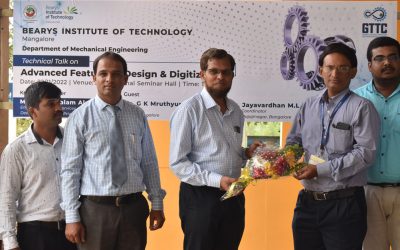 MoU sign up and a technical talk on “Advanced feature on Design and Digitization”