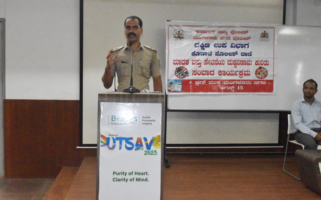 BIT Hosts Talk on the Ill Effects of Drug Abuse Aimed at Creating a Drug-Free Mangalore