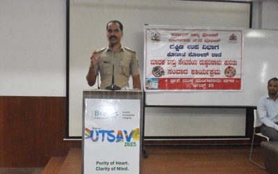 BIT Hosts Talk on the Ill Effects of Drug Abuse Aimed at Creating a Drug-Free Mangalore
