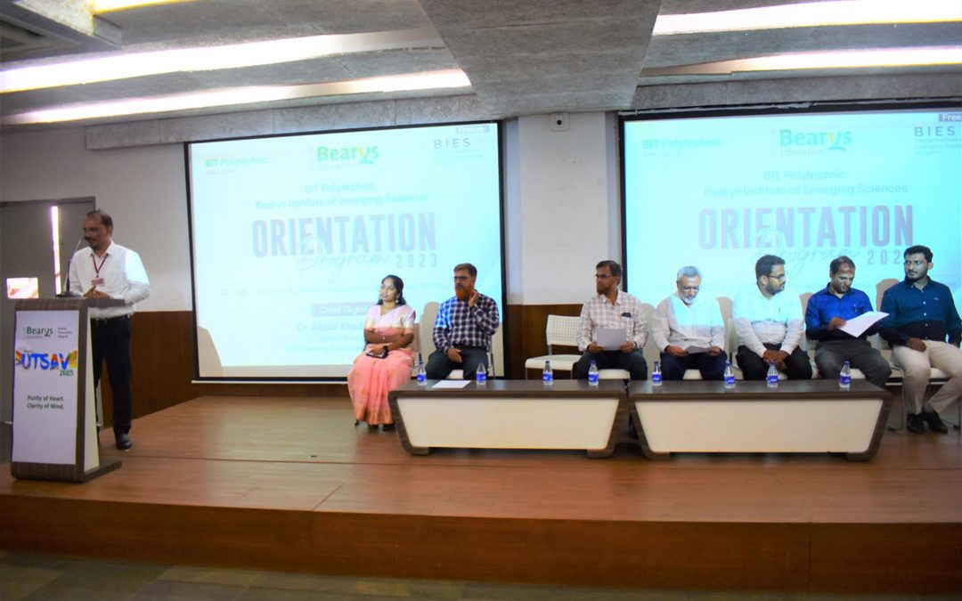 BIT Orientation Program 2023 Focuses on Student Distractions and Discipline