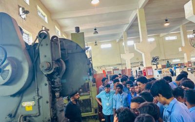 Mechanical Engineering Industrial Visit to Government Tool Room and Training Centre (GTTC), Mangalore