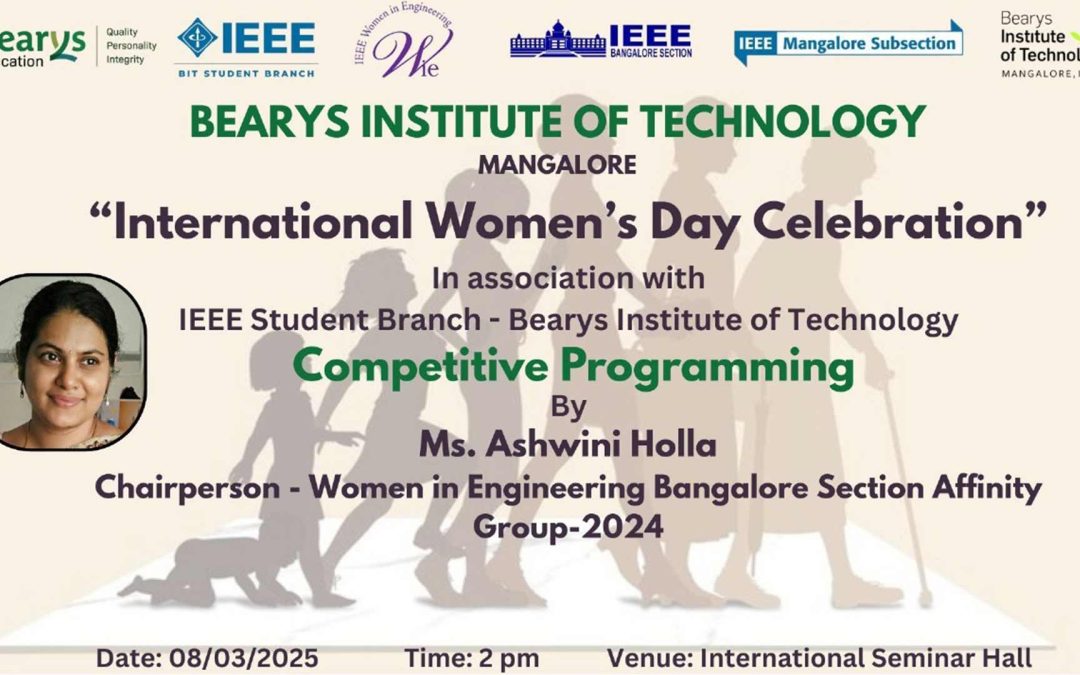 Bearys Institute Of Technology Celebrates International Women’s Day With Competitive Programming Talk