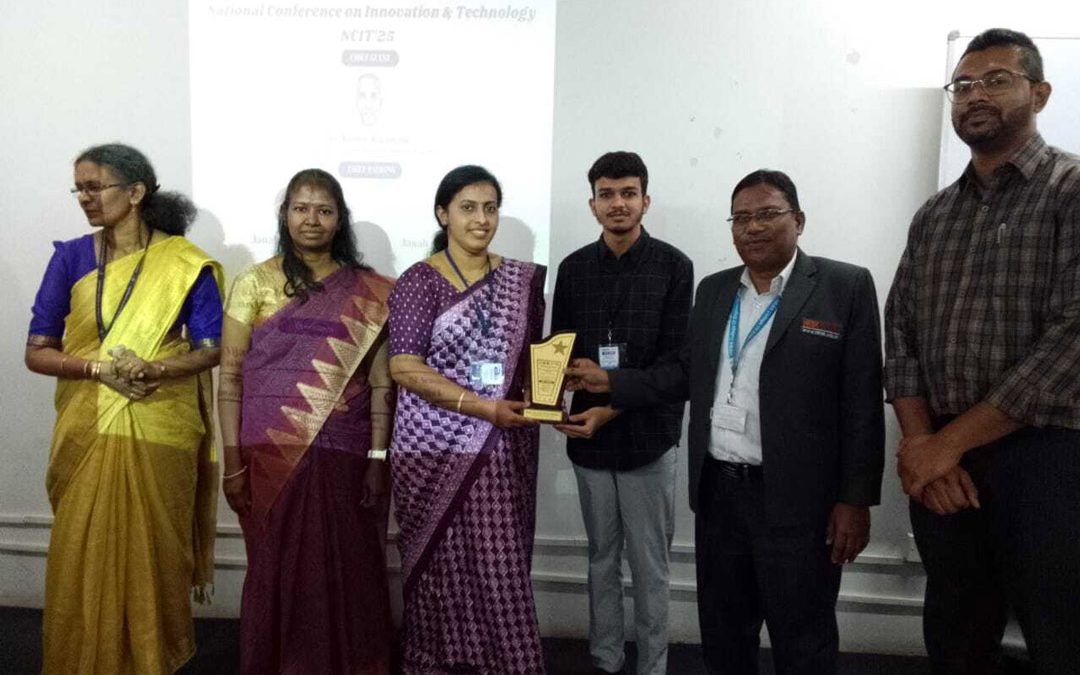 ECE Faculty and Student from BIT Win Best Paper Award at National Conference