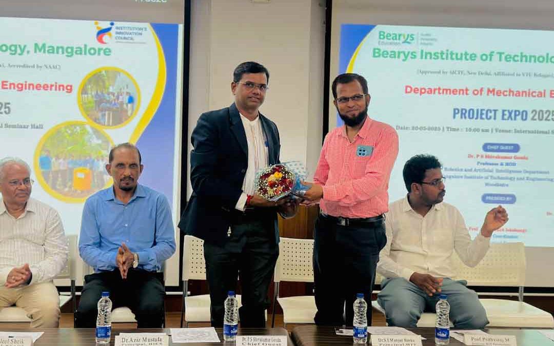 PROJECT EXPO – 2025 held at Bearys Institute of Technology Mangalore