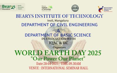 Bearys Institute of Technology Celebrates World Earth Day 2025 with Inspiring Talks