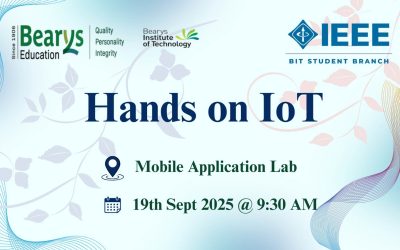 Hands-on IoT Workshop at BIT Sparks Innovation Among Students