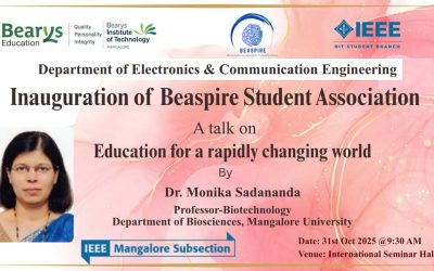 Inauguration of BEASPIRE – Department Association of ECE & IEEE Day Celebration