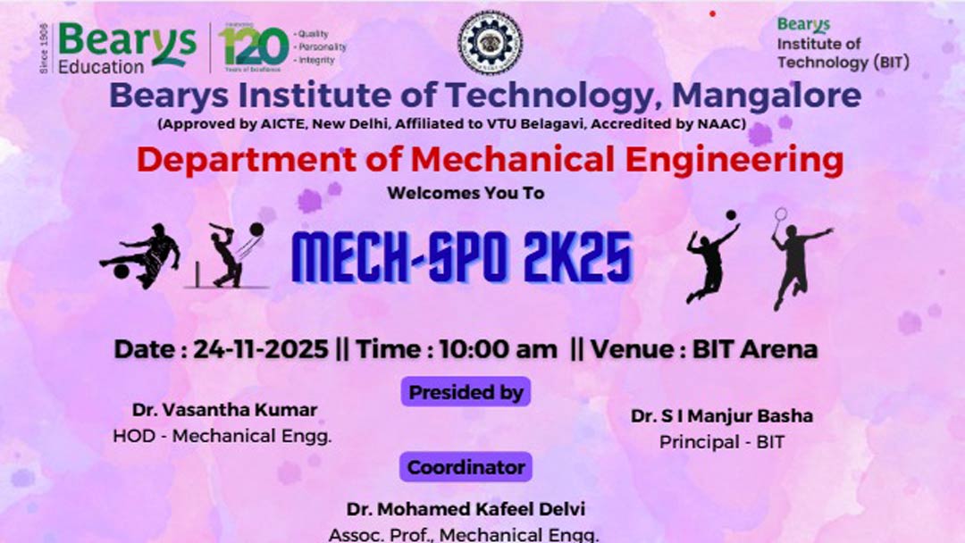 MECHSPO-2K25: Department of Mechanical Engineering Celebrates a Vibrant Sports Day