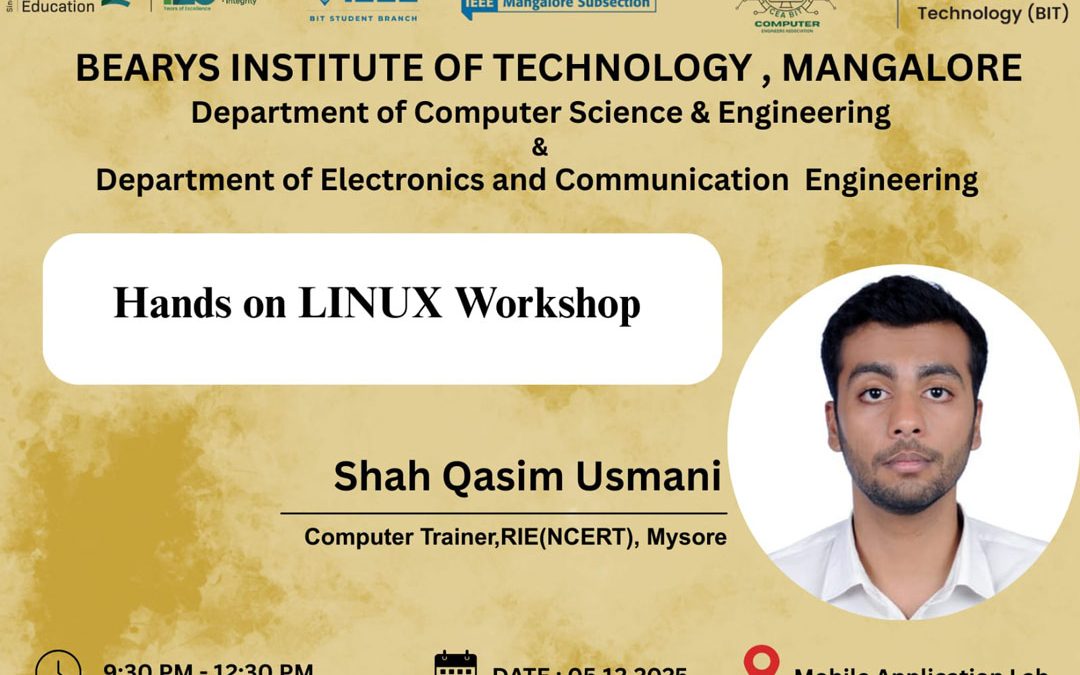Hands-on Linux Workshop Held at Bearys Institute of Technology