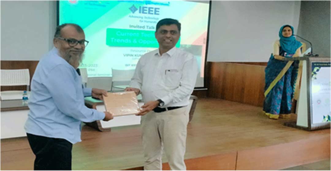 Talk on current technology trends, opportunities held at Bearys Institute of Technology on 2nd Mar 2023