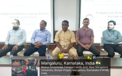 Session on bridging low-resource language barriers held at BIT ECE