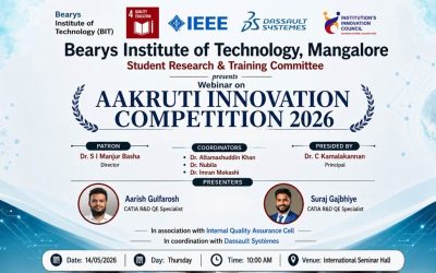 Bearys Institute of Technology Organises Webinar on “AAKRUTI INNOVATION COMPETITION 2026”