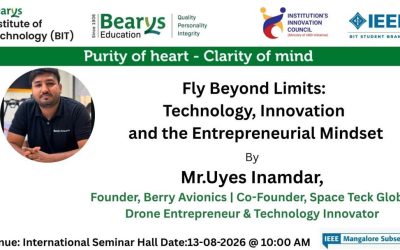 BIT Organizes Interactive Session on Drone Technology, Innovation and Entrepreneurship