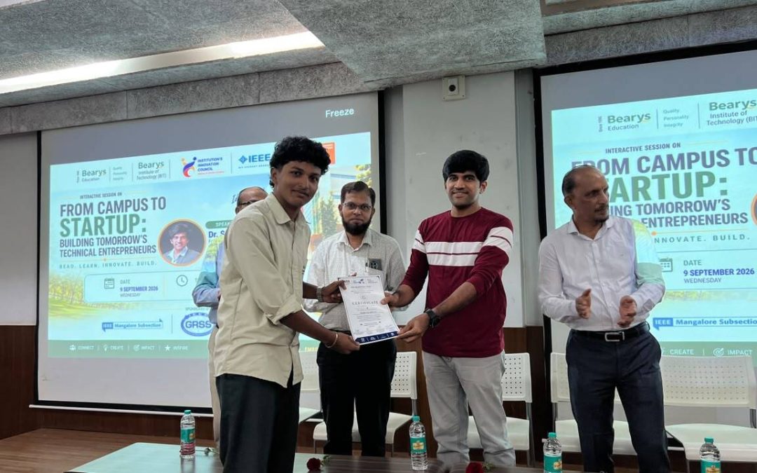 From Campus to Startup: BIT Hosts invited talk on Technical Entrepreneurship