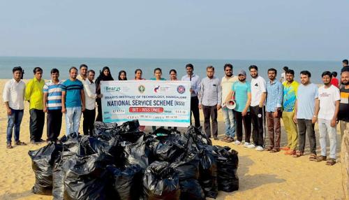 Beach Cleaning by NSS Unit of BIT - 2024