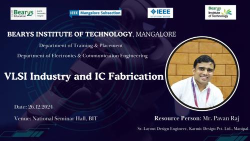 Expert Session on VLSI Industry and IC Fabrication Held at BIT