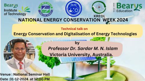 Energy Conservation Week Begins at BIT with Enthusiasm and Awareness Activities