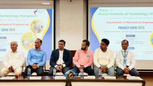 PROJECT EXPO - 2025 held at Bearys Institute of Technology Mangalore