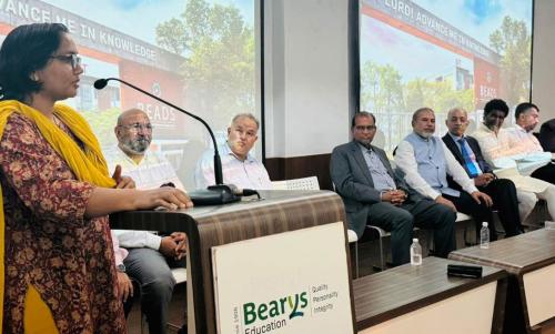 The Bearys Shiksha Suraksha Foundation (BSSF) Scholarship Distribution Program was held on January 11, 2025, at 4:00 PM in the Seminar Hall of Bearys Institute of Technology (BIT).