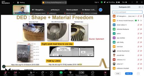 BIT Hosts 1st International Online FDP on New-Age Alloys and Composites in Association with VTU, Belagavi