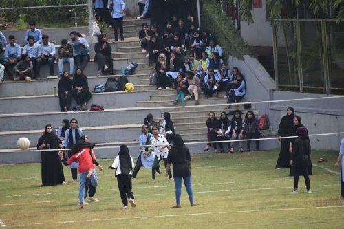 Report on Professional & Interclass Throw Ball and Volleyball Tournament