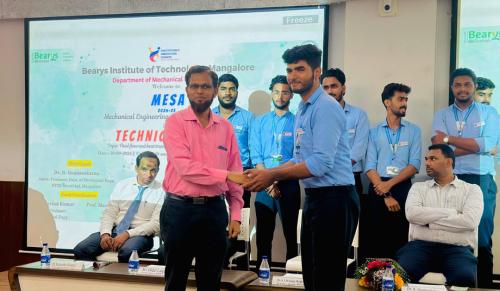 Inauguration of Mechanical Engineering Students Association (MESA 2K24-25) & Technical Talk