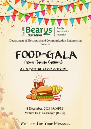 Food Gala organised at department of electronics and communication engineering