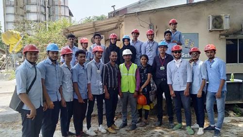 Industrial visit to Prism RMC Plant, Baikampady, Mangalore