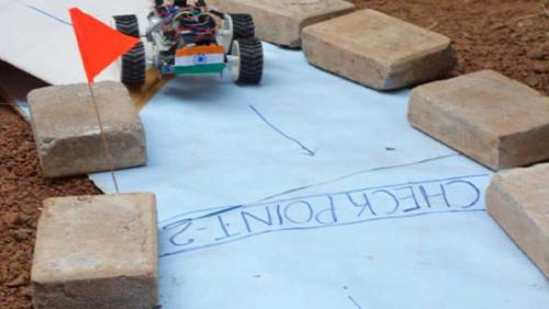 ROBOTHON was conducted by department of electronics and communication