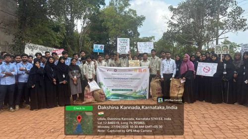 Department of Artificial Intelligence and Data Science Organizes Zero Plastic Drive at Bearys Institute of Technology, Mangalore